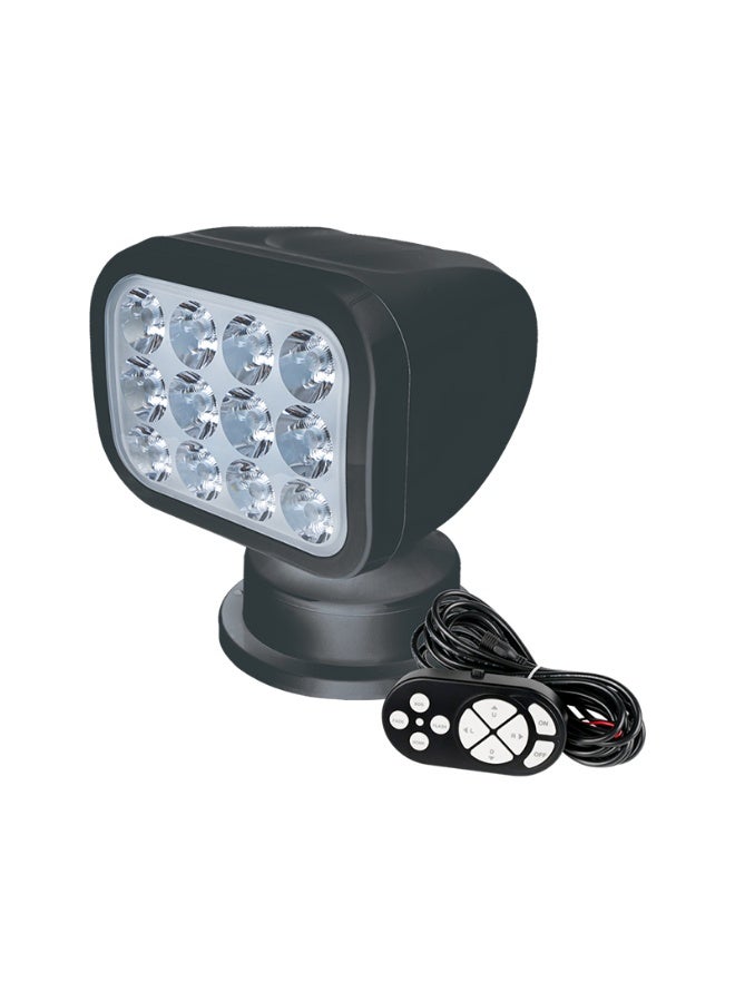 SEAFLO Remote Control LED Marine Searchlight 28W 2700LM 10-30V IP65 360° Rotation - Image 4
